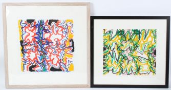 JOHN BARNICOAT (1924-2013) Untitled mixed media on paper signed and dated 19/12/00 36 x 36cm and