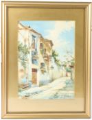 ÉMILE MARIN (1876-1940) 'Grenada' watercolour signed and inscribed 33 x 23.5cm