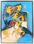 ERIK JORGENSEN (DANISH b.1938) Abstract composition oil on canvas signed with initials inscribed