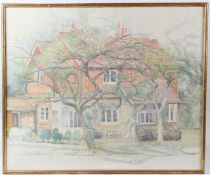 WALTER THOMAS MONNINGTON (1903-1976) 'Leyswood Cottage Kent' oil on canvas inscribed verso 63 x 75.