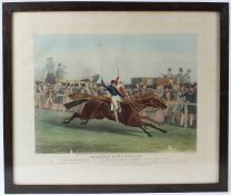 CHARLES HUNT AFTER J F HERRING 'The Decisive Heat for the Great St Leger Stakes, Doncaster 1839'