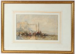 19TH CENTURY SCHOOL 'Dieppe' watercolour inscribed 18.5 x 30cm