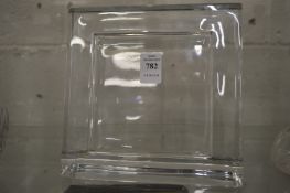 A Bulgari crystal photo frame.