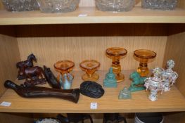 Decorative china, glass and Oriental works of art.