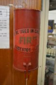An old fire blanket.