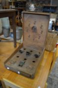 An unusual French frog bagatelle style game.