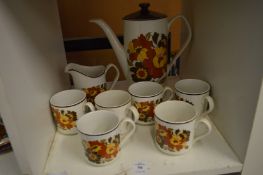 Part coffee service.