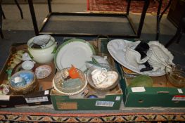 Decorative and household china and glass.