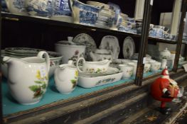 A comprehensive collection of Royal Worcester 'Worcester Herbs' china.