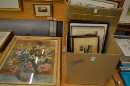 Various paintings and prints etc.