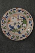 An English delft dish.