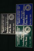 London to Brighton fun run badges.