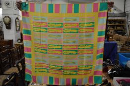 A Liberty silk scarf.