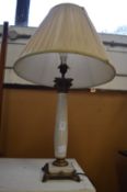 Decorative table lamp.