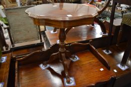 A Continental tripod table.