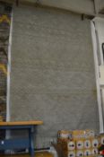 A Burba inspired woollen carpet, 220cm x 160cm.