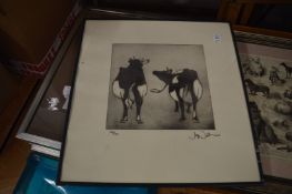 Three decorative prints.