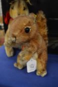 A Steiff squirrel 'Perri'.