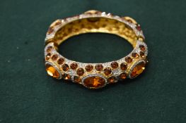 A Kenneth Lane vintage gem set bracelet.
