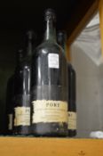 Five bottles of Quinta do Noval vintage port 1963.