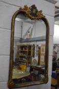 A decorative mirror.