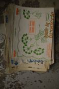Quantity of French sewing patterns.