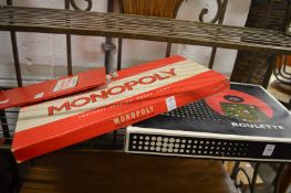 A roulette game and other items.