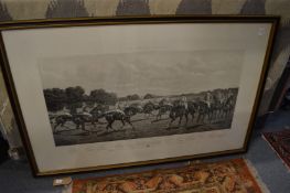 Turf favourites 1837, a large black and white print.