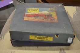 A Hornby 0 gauge M1 passenger train set (af).