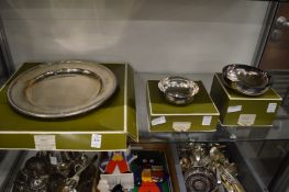 Three items of Christofle plated ware with original boxes.