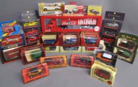Car & bus collection includes Coca-Cola Volvo NH12 - Models of Yesteryear - Eddie Stobart - Matchbox
