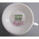 Shelley American Brooklime 14011 tea set comprising 6 teacups, saucer, sideplates, milk jug, sugar - Image 4 of 4