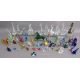 Collection of lampwork style glass animals includes swans, cockerels, horses, sweets etc - Image 1 of 7