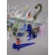 Collection of lampwork style glass animals includes swans, cockerels, horses, sweets etc - Image 6 of 7