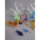 Collection of lampwork style glass animals includes swans, cockerels, horses, sweets etc - Image 2 of 7