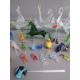 Collection of lampwork style glass animals includes swans, cockerels, horses, sweets etc - Image 4 of 7