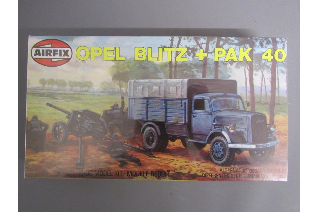 Airfix kits - Opel Blitz + Pak 40 -Churchill MK VII Tank & 25 pdr field gun + quad series 1 also - Image 4 of 5