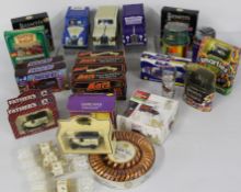 Large collection of promotional confectionery featuring diecast cars (not all complete and most past