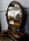 Victorian mirror h 74cm w 63cm