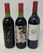 2 bottles of La Tour St Bonnet Medoc 1970? (partial label) Chateau Gresac Medoc possibly 2001? (