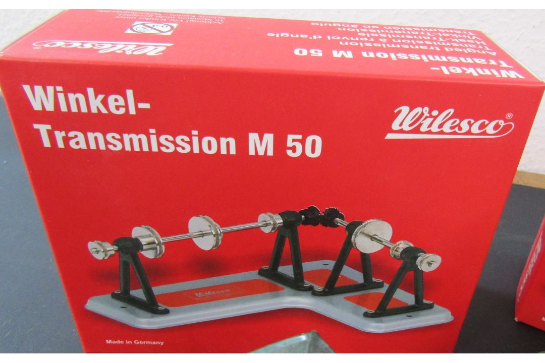 Selection of steam engine transmissions including, 2 Wilesco winkel- M50s, a M55,  2 large Wilesco - Image 10 of 10