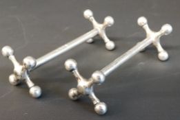 Pair of silver knife rests, Sheffield 1923, 3.57ozt