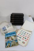 6 x stamp albums plus loose page stamps and first day covers