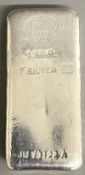 1Kg Johnson Matthey London 999 silver bullion bar - ingot