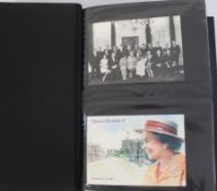 Selection of postcards, general, royalty, and comic, cigarette cards John Player 1934 