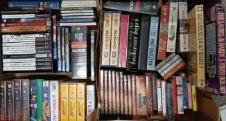 Quantity of CDs, DVDs, VHS video tapes, Play Station games and cassettes