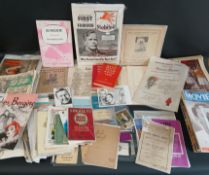 Selection of 20th c paper ephemera including theatre programmes, Radio Times, The Movie