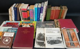 Selection of antiques reference books, books on trains, Nurses handbooks etc.