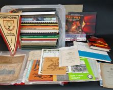 Selection of books & ephemera relating to Scunthorpe and the surrounding area (2 boxes)