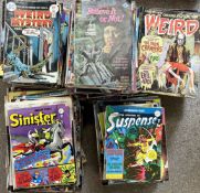 Large quantity of mainly horror related comics from the 1970's - total weight approx. 20.65 kg